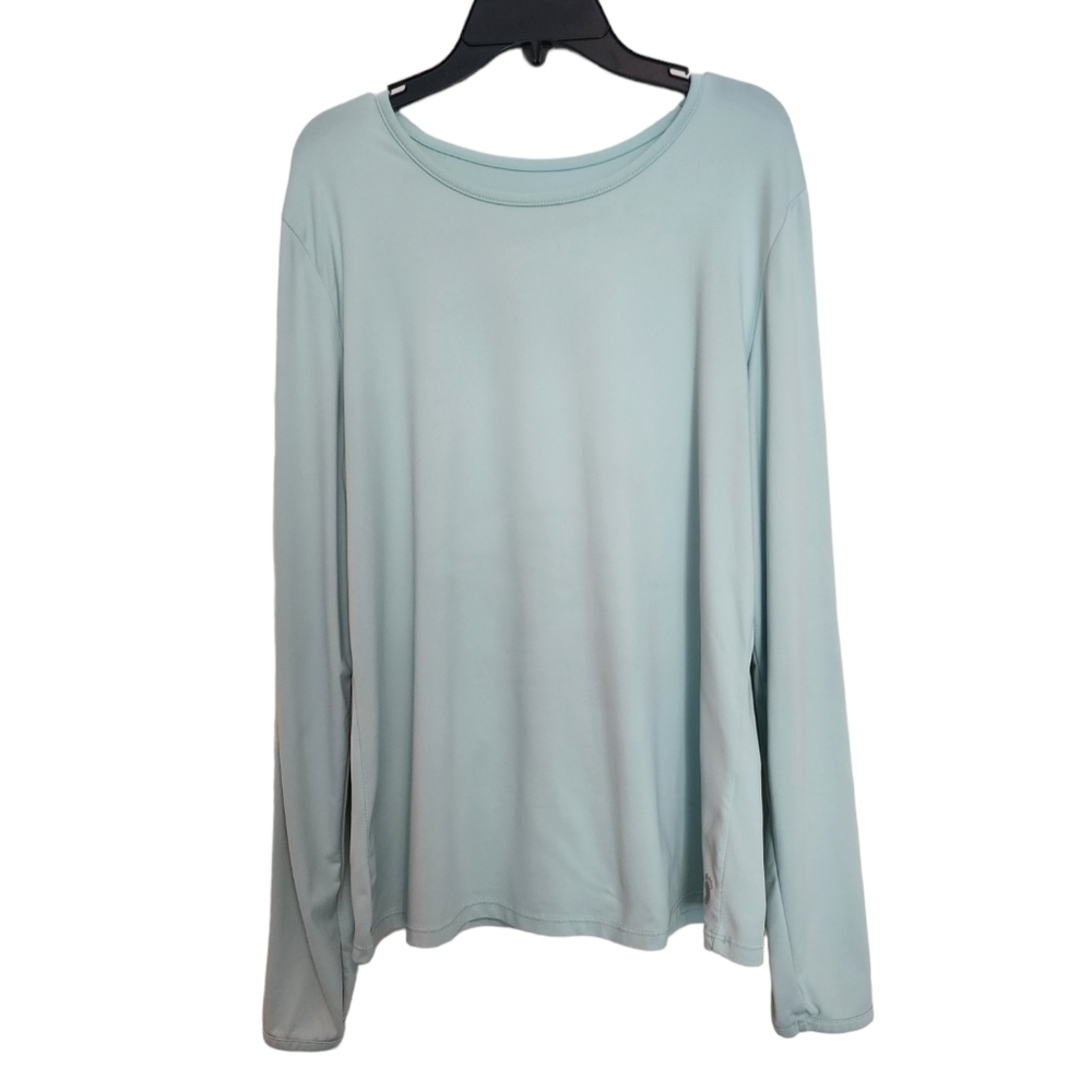 HANG Ten blue active long sleeve T-Shirt Crew Neck SZ Large